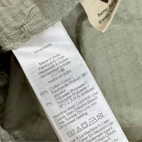 NWT MADEWELL Seersucker Camp Romper in Ashen Sage - Picture 11 of 11